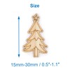 Baker Ross FE982 Christmas Tree Mini Wooden Shapes - Pack