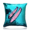 San Tungus 16"x16" Teal and Lotus Pink Reversible Sequins Mermaid