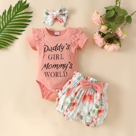 Reborn Baby Doll Clothes 22 inch Girl Outfit Accessories Aqua Pink 3pcs Set for 22-24 Inch Reborn Doll Newborn