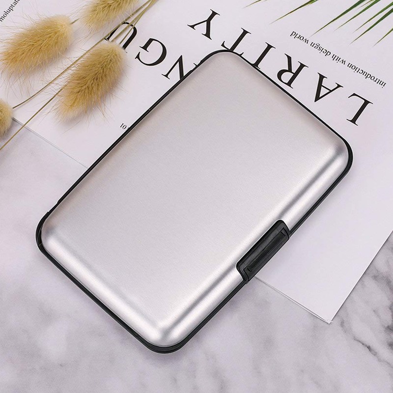 ELFISH RFID Blocking Credit Card Protector Aluminum ID Case Hard