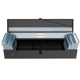 MACXCOIP 115PCS Drill Bit Index Box, Empty Metal Case (Excluding Drill Bits)