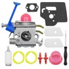 SYOWADA 545081850 Carburetor Kit, Replacement for Husqvarna 125L 125LD 125R