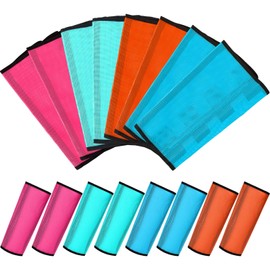 Sweetude Set of 16 Mesh Fly Boots for Horse Breathable Mesh Horse Boots Protective Leg Wraps for Preventing Flies and Mosquitoes Bites(Orange, Pink, Blue and Dutch Green,)