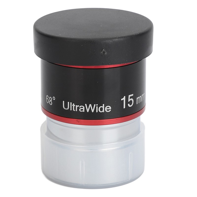 1.25in 15mm 68 Degree Ultra Wide Angle Eyepiece for Telescope