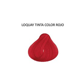 loquay Tinte de Fantasía Tinta Color 2 tubos de 60g (ROJO)