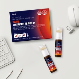 22-Type All-in-One Multivitamin & Immune Shot Milk Thistle 4 Boxes (40 Bottles) High-Concentration Liquid Vitamin / 22종 올인원 멀티비타민 앤 이뮨샷 밀크씨슬 4박스 (40병) 고함량 액상비타민