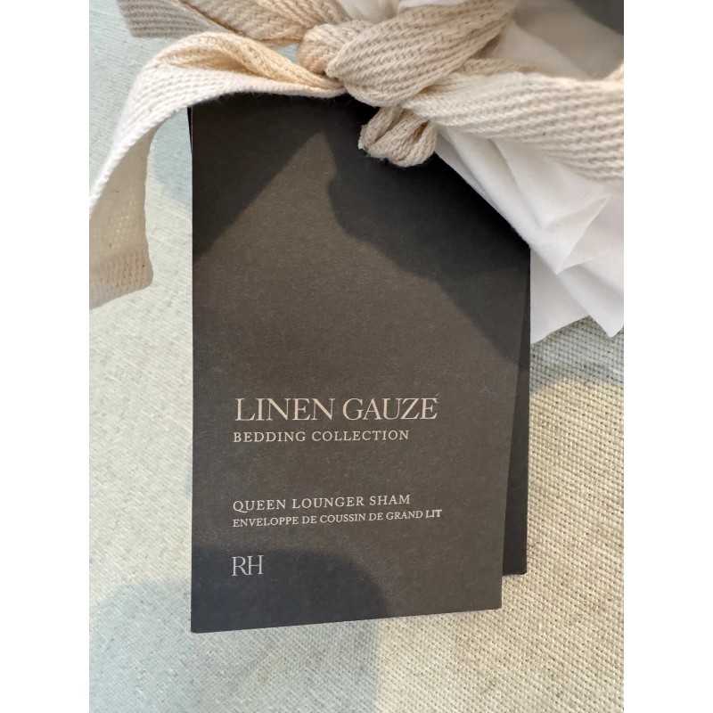 Restoration Hardware RH Restoration Hardware Linen Gauze Queen Lounger Sham