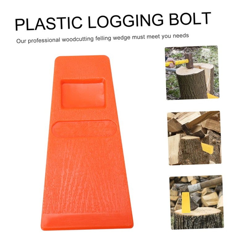Kisangel Tree Wedge Woodcutting Accessory Logging Chock Tool Cutting Wedge