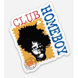 Club Homeboy Retro  BMX Bicycle Old School Logo Vinyl Sticker Decal