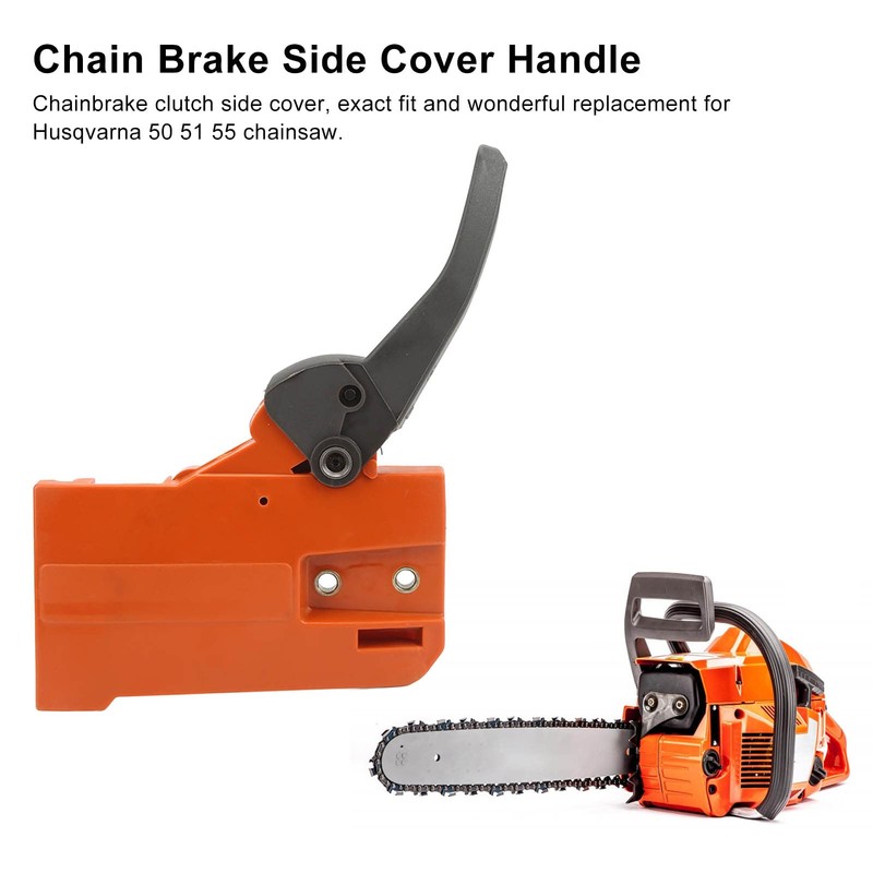 Aramox Chainsaw Chainbrake Assembly Clutch Side Cover Brake Handle Chain