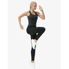 THE GYM PEOPLE Women's Cross Waist Workout Leggings Tummy Control