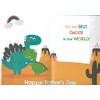 Fathers Day Card For Daddy 15 x 23 Cm You're