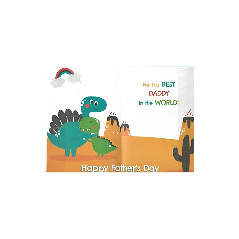 Fathers Day Card For Daddy 15 x 23 Cm You're