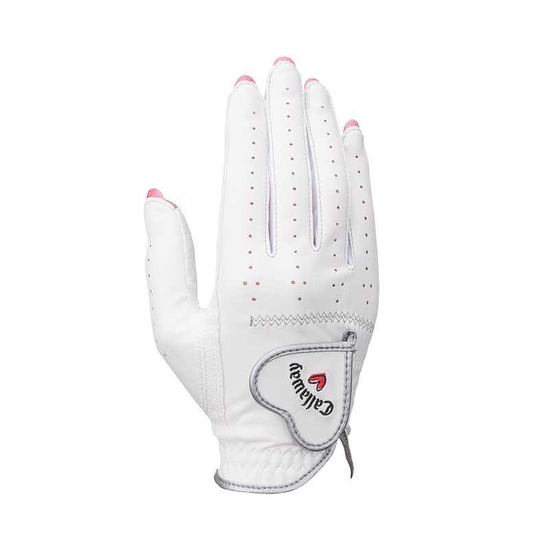 Callaway Glove NAIL DUAL WMS WHT M 25 (M: 7.1