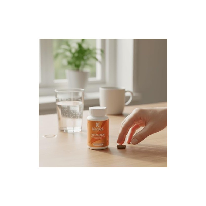 Espirulina Maca Cúrcuma Vitamina C y Zinc Vitaliken 60 cápsulas