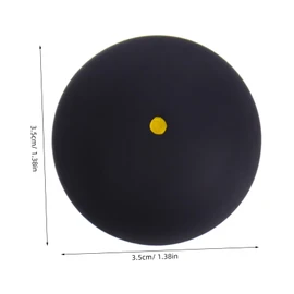 WOONEKY Training Ball Compact Elasticity Ball for Skill Improvement Material for Advanced Bounce Techniques for Various Training Settings Single Yellow Dot