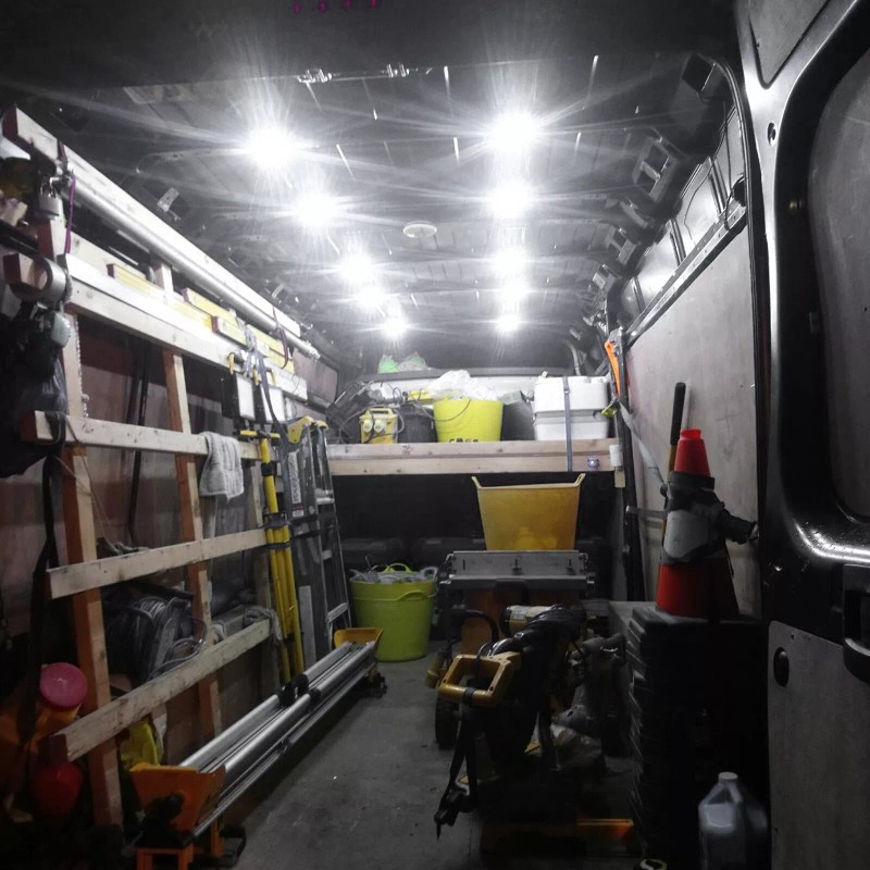 AUTOXBERT 60LED Van Interior Lights 12V LED Interior Light Cargo