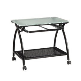 OSP Designs NWP30-BK Office Star Newport Powder Coated Steel Frame Mobile File Holder, Black