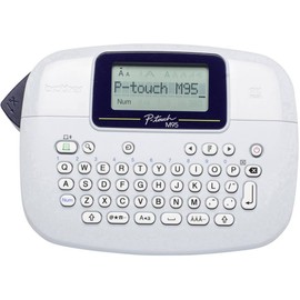 Brother PT-M95 Label Maker for 9 and 12 mm Wide M Tape 7.5 mm/sec Print Speed PTM95ZG1