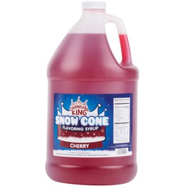 TableTop King 1 Gallon Cherry Snow Cone Syrup - 4/Case