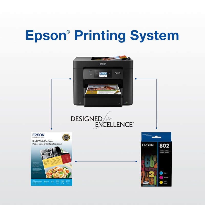 EPSON 802 DURABrite Ultra Ink Standard Capacity Color Combo Pack