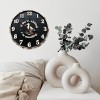 25x25cm Wood Wall Clock that is a Model of a