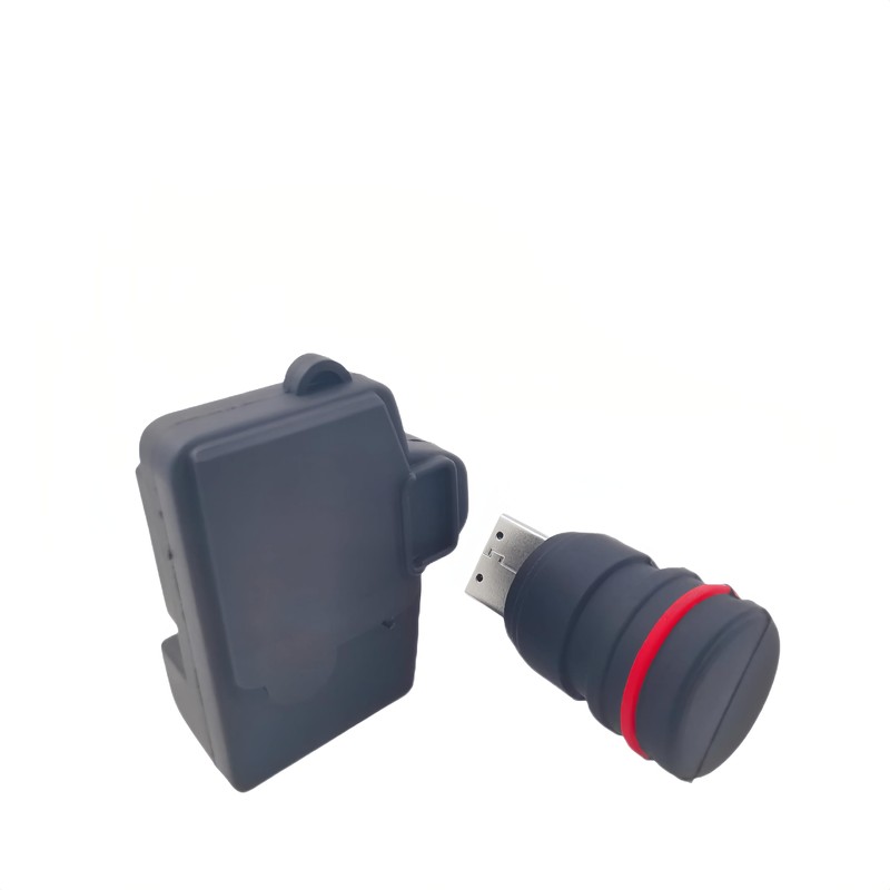 EcooDisk 128GB USB 3.0 Flash Drive Camara Shape Zip Drive