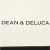 Dean and Deluca Black & Natural Canvas Tote Bag Big