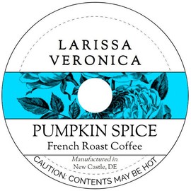 Pumpkin Spice French Roast Coffee (Single Serve K-Cup Pods) (Gourmet, Naturally Flavored, Whole Coffee Beans) (12 pods, ZIN: 576999)