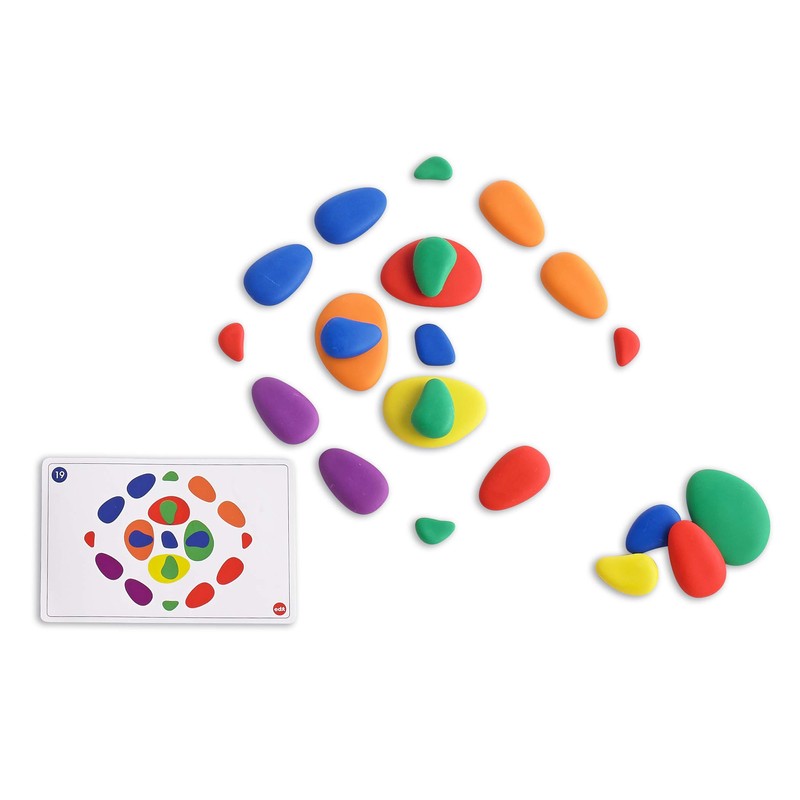 Rainbow Pebbles Classroom Set - Sorting and Stacking Stones -