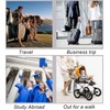 SamHeng 2 Pcs Neoprene Luggage Handle Wrap, Waterproof Suitcase Handle