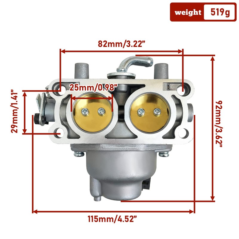 NewJ's Carburetor 15004-1012 Fit for Kawasaki FX691V Engines Fit for