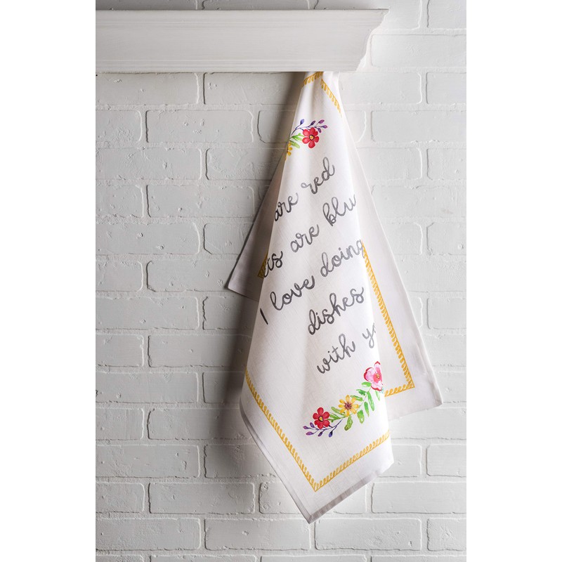 Maison d'Hermine Happy Florals- 2 Sweety 100% Cotton Set of