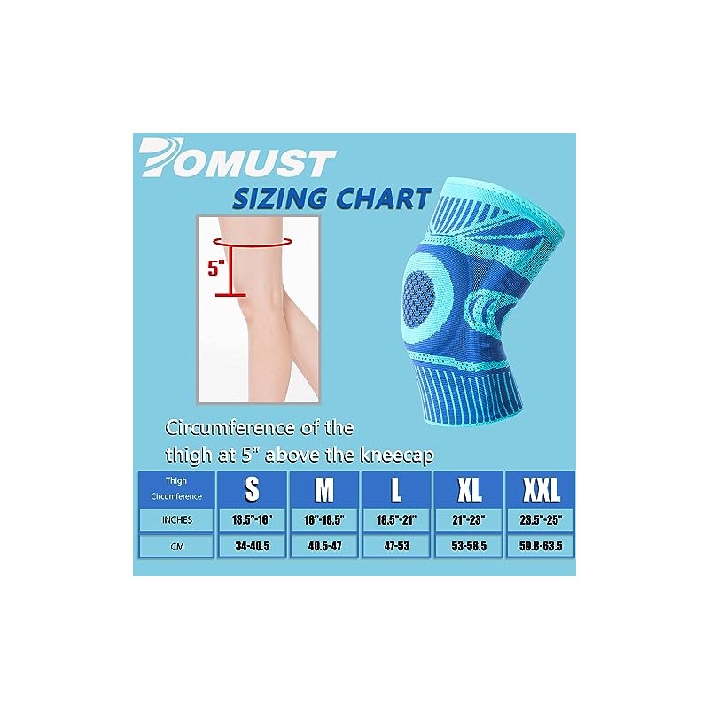 Knee Support with Side Stabilizers & Patella Gel Pad -