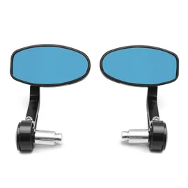 2Pcs CNC Motorcycle Bar End Black Rearview Side Mirrors for Triumph Speed Triple GTRH