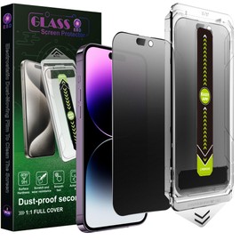SY SHANGYAN (2-Pack Matte Privacy Anti-Spy Screen Protector for iPhone 14 Pro Max/15 Plus/16 Plus (6.7-Inch),9H Tempered Glass,Anti-Glare,Full Coverage,Anti-Fingerprint,Auto Dust Removal,Bubble-Free