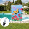 HINZIC 10pcs Plastic Garden Flag Clips Anti-Wind Flag Stoppers for