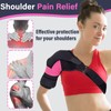 RtottiM Adjustable Shoulder Brace Made of Breathable Shoulder Compression Adjustable