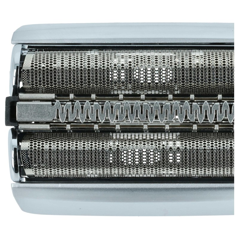 vhbw Ersatz-Scherkopf kompatibel mit Braun Series 8 Elektrorasierer, Silber