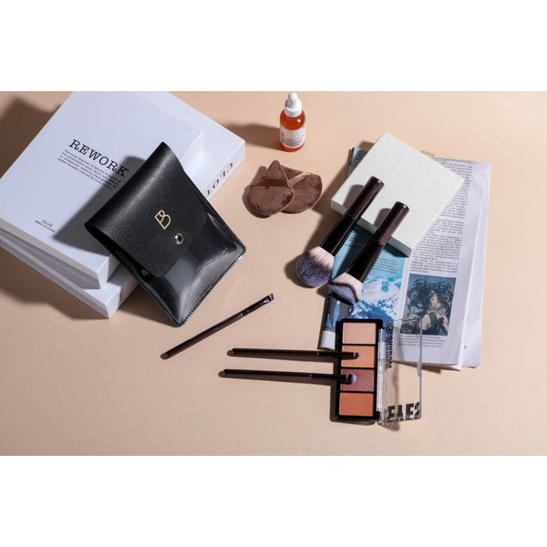 BS-MALL Travel Makeup Brushes Premium Synthetic Foundation Powder Concealers Eye