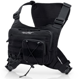 Billy Bale Sports Chest Bag – Lightweight, Outdoor Water-Resistant Adjustable EDC Front Tactical Pack for Hunting, Hiking, Running, Cycling, Travel - Compact & Durable Vest For Men & Women