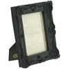 Shabby Chic Ornate Chelsea Swept Photoframe - Matt Black 5"