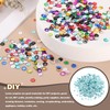 MECCANIXITY Loose Sequins 4200Pcs Silver Backed Cup Embroidery Sequins for