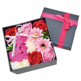 Poppy Nagoya KS-081 Artificial Soap Flower Bouquet Gift Soap Flower Black