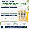 White Wood Filler Sticks 3 Pack, Quickly Fix Stick Wood