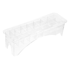 Baluue Electric Clipper Comb Storage Box Durable Plastic Hair Comb Organizer with Slots Practical Hairdressing Accessory for Mens Trimmers and Professional Clippers Random Color