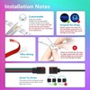Nexillumi Led Lights for Bedroom 100ft Music Sync Color Changing