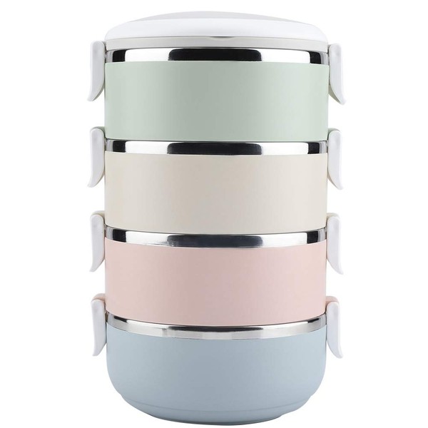 Alinory Lunch Box, Portable Thermal Lunch Box Container Stainless Steel