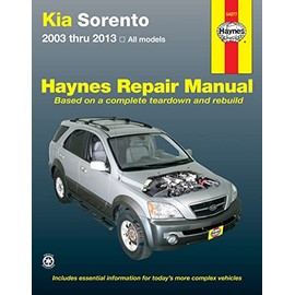Kia Sorento (03-13) Haynes Repair Manual