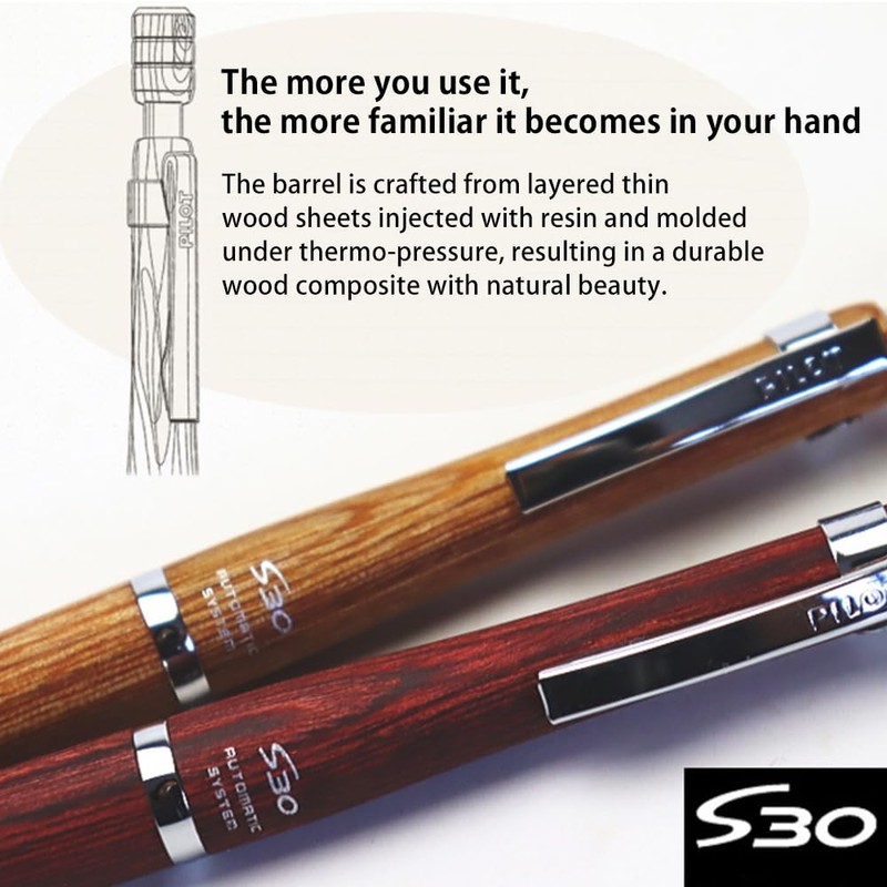Pilot PILOT HPS-3SK-DBN Dark Brown S30 (S30) 0.5 Automatic Mechanical